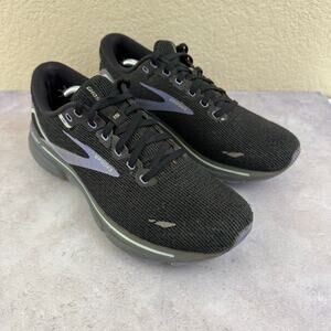 Brooks Ghost 15 Shoes Womens 9.5 Black Running Athletic Training Sneakers